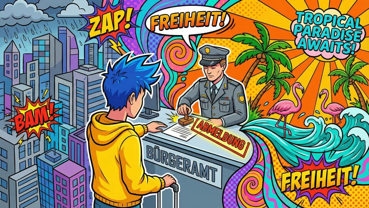 Abmeldung Deutschland als Digital Nomad: Komplette Anleitung 2026