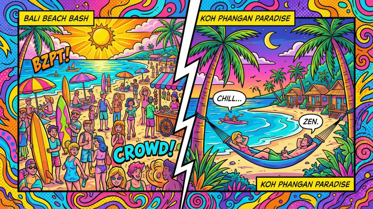 Bali vs Koh Phangan 2026: Wo leben Digital Nomads besser?