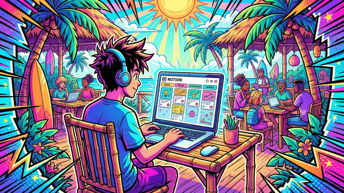 Notion für Digital Nomads 2026: Das perfekte Productivity-Setup